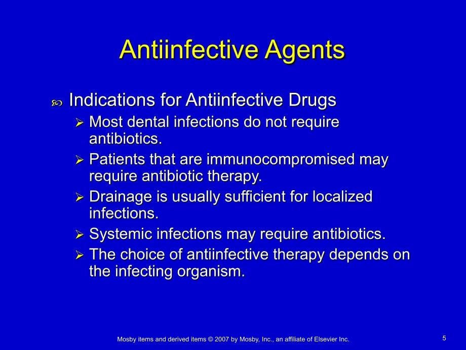 抗感染因子（英文ppt）antiinfective agents课件_第5页