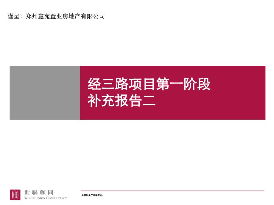 房地产营销策划 郑州经三路项目第一阶段整体定位补充报告课件_第2页