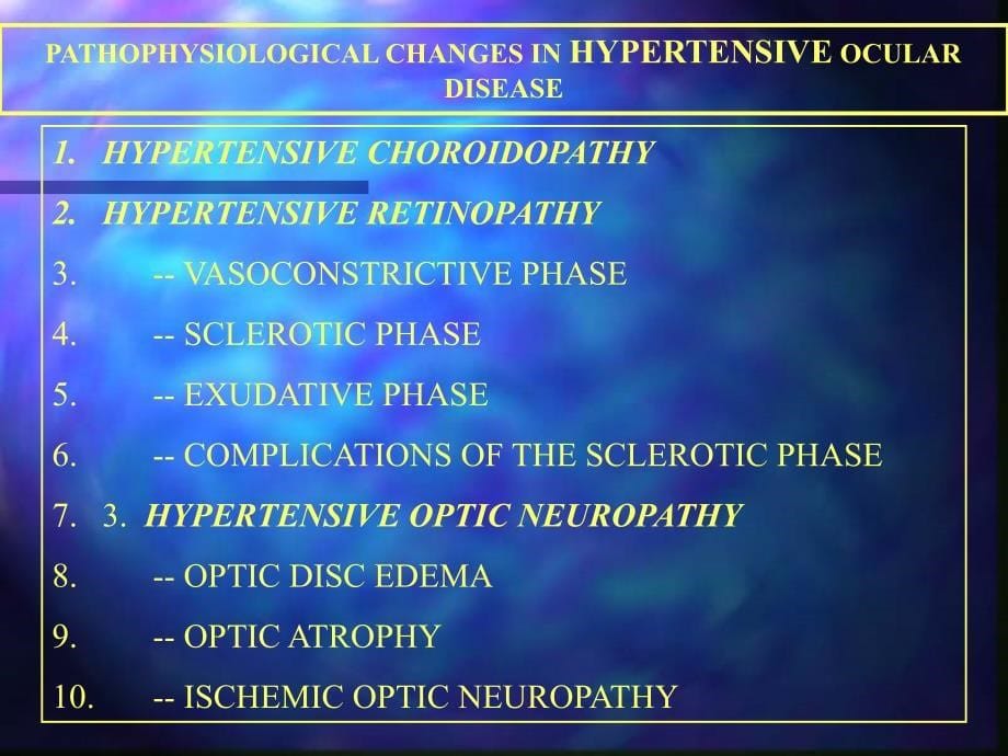 【高血压精品英文课件】高血压性视网膜病 hypertensive retinopathy_第5页