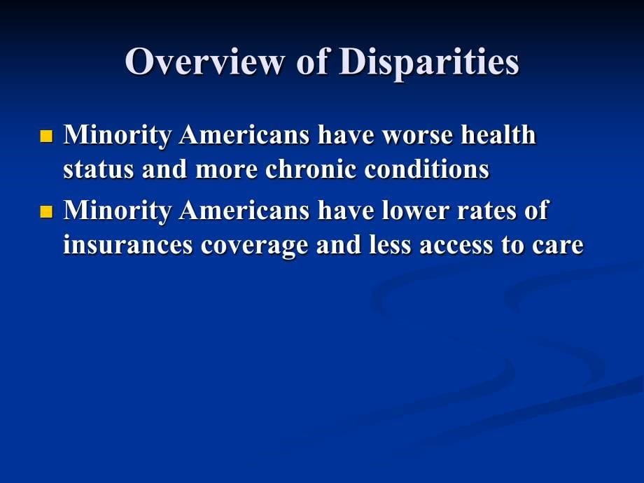 health disparities from knowledge to action课件_第5页