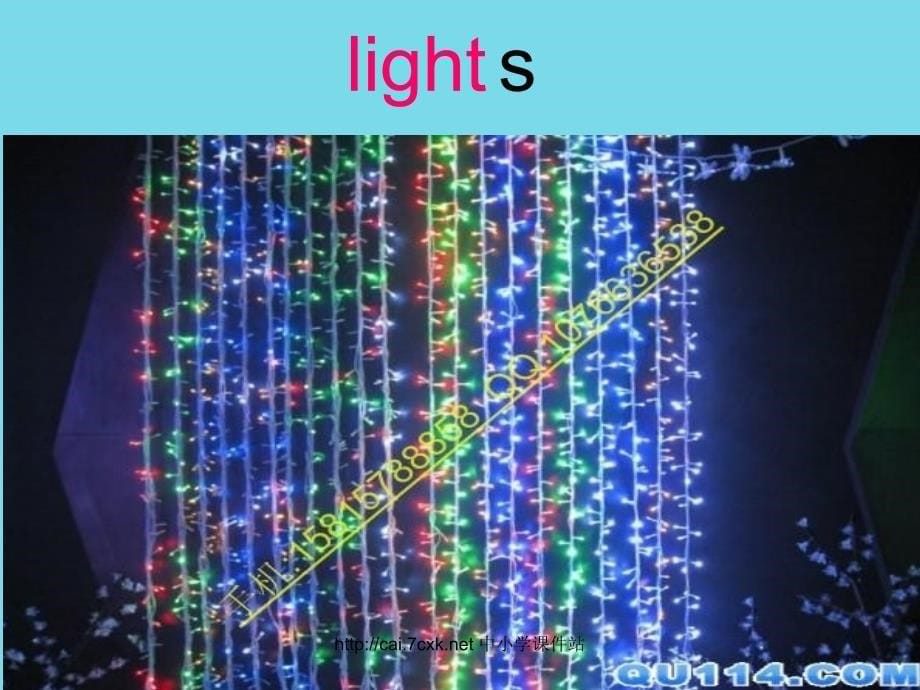 2018年五年级英语上册 unit 6 lesson 2 i will put the lights on the tree课件 鲁科版_第5页