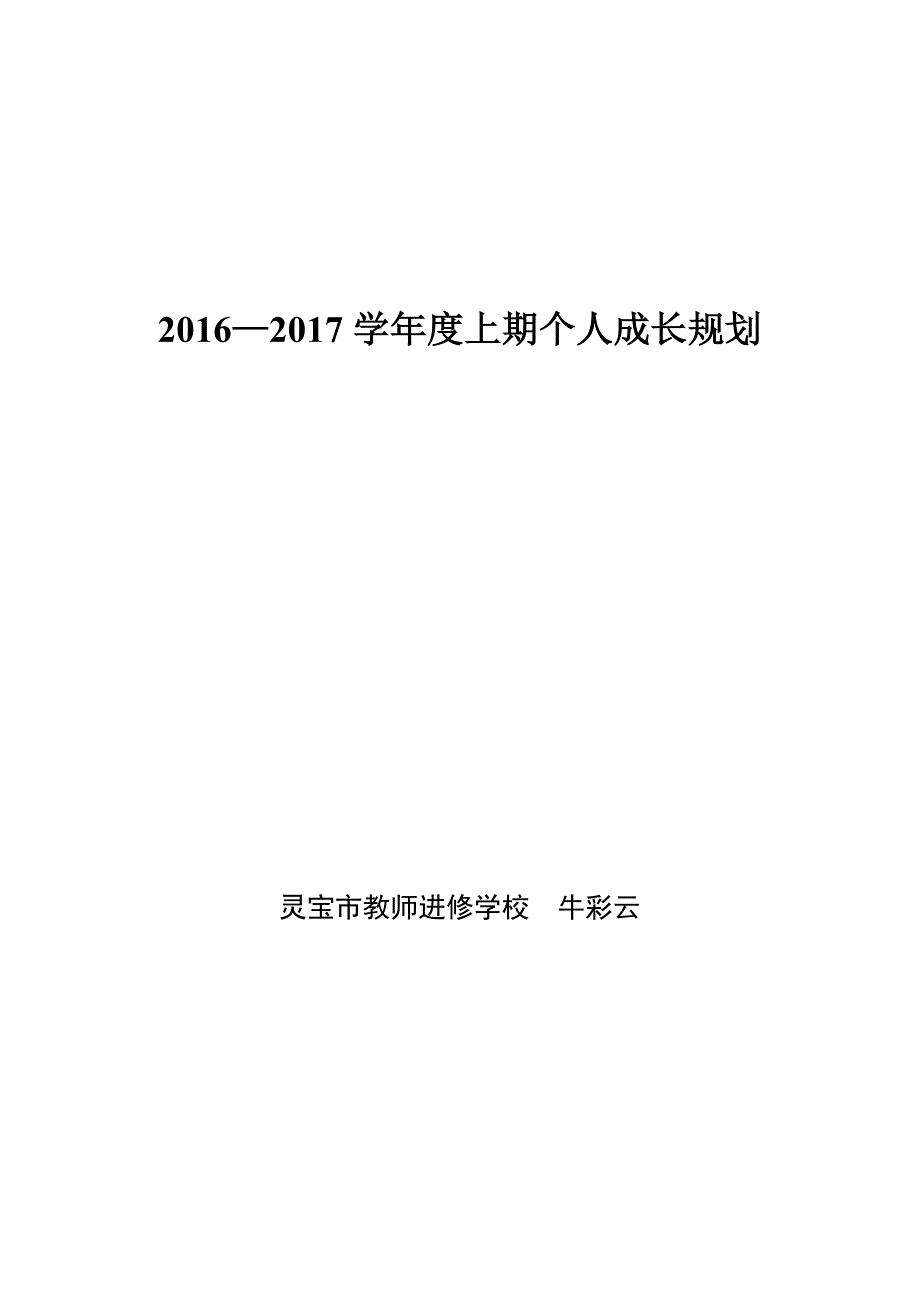 我的教师个人成长规划_第4页