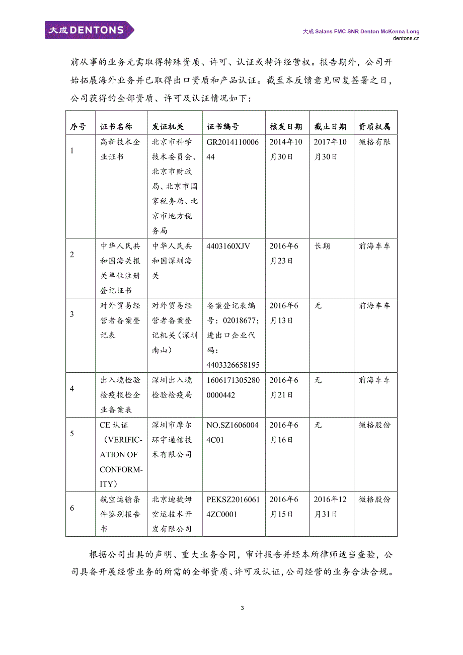 于北京微格互动科技股份有限公司 申请股票在全国中小企业股份转让系统挂牌并公开转让的 补充法律意见书_第4页