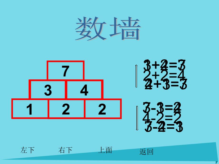 2017秋一年级数学上册第三单元数墙课件3沪教版五四制_第2页