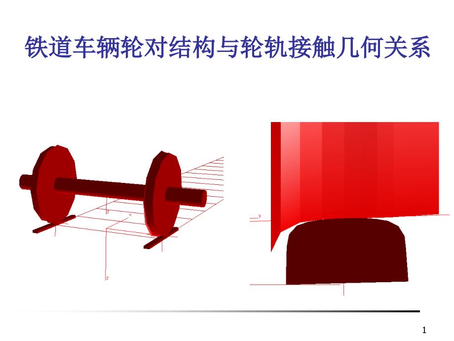 铁道车辆轮对结构及轮轨接触几何关系 (1)_第1页
