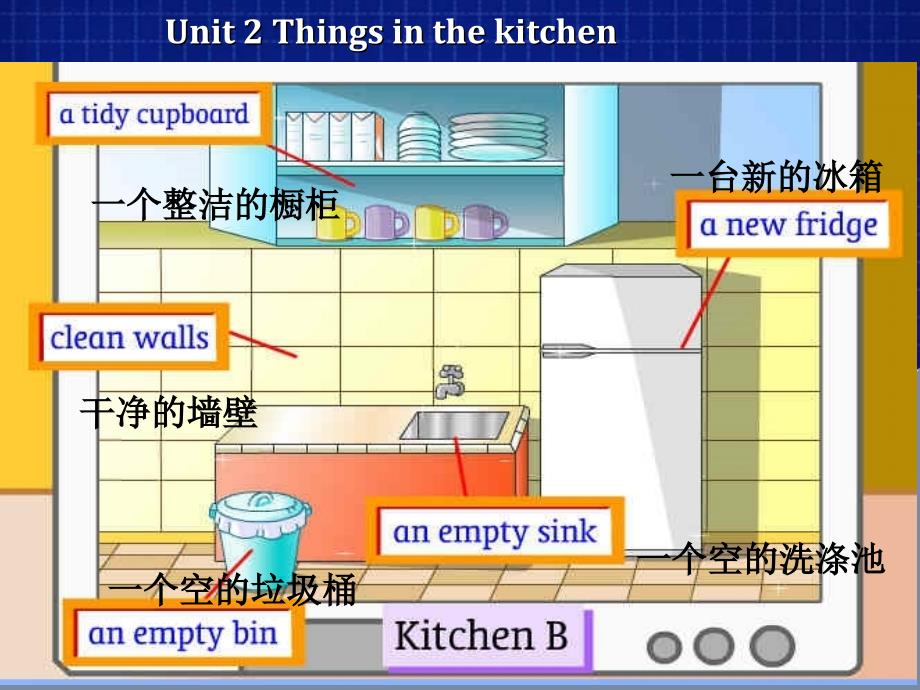 英语五年级上深港版《unit 2 things in the kitchen》课件_第4页