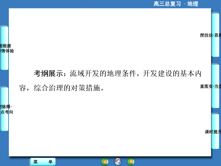 【高考总动员】16年届高考地理一轮总复习课件：第14章 区域生态环境建设及自然资源开发利用 第4讲_第2页