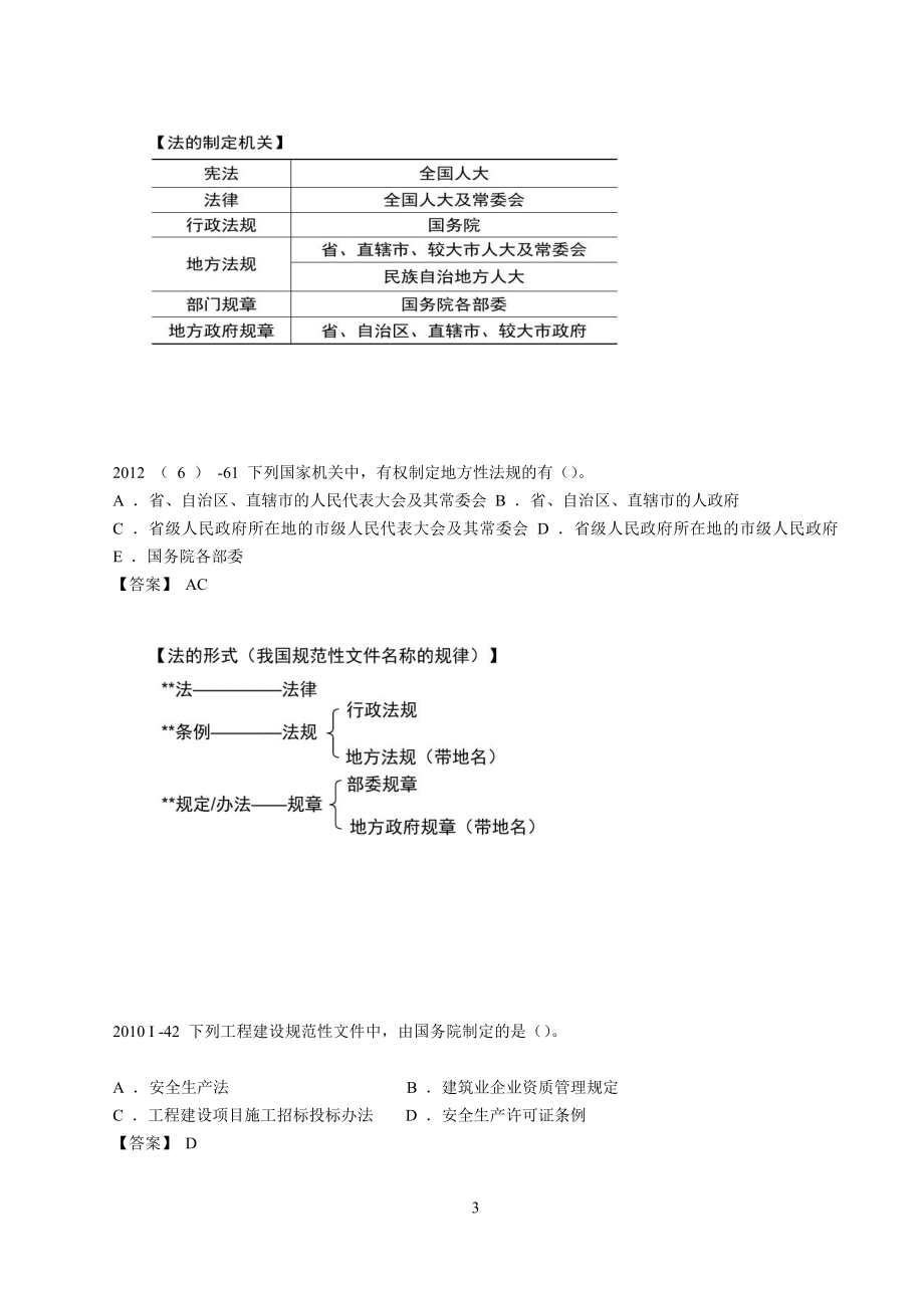 2014一建法律法规(新版)讲义(陈印)_第3页