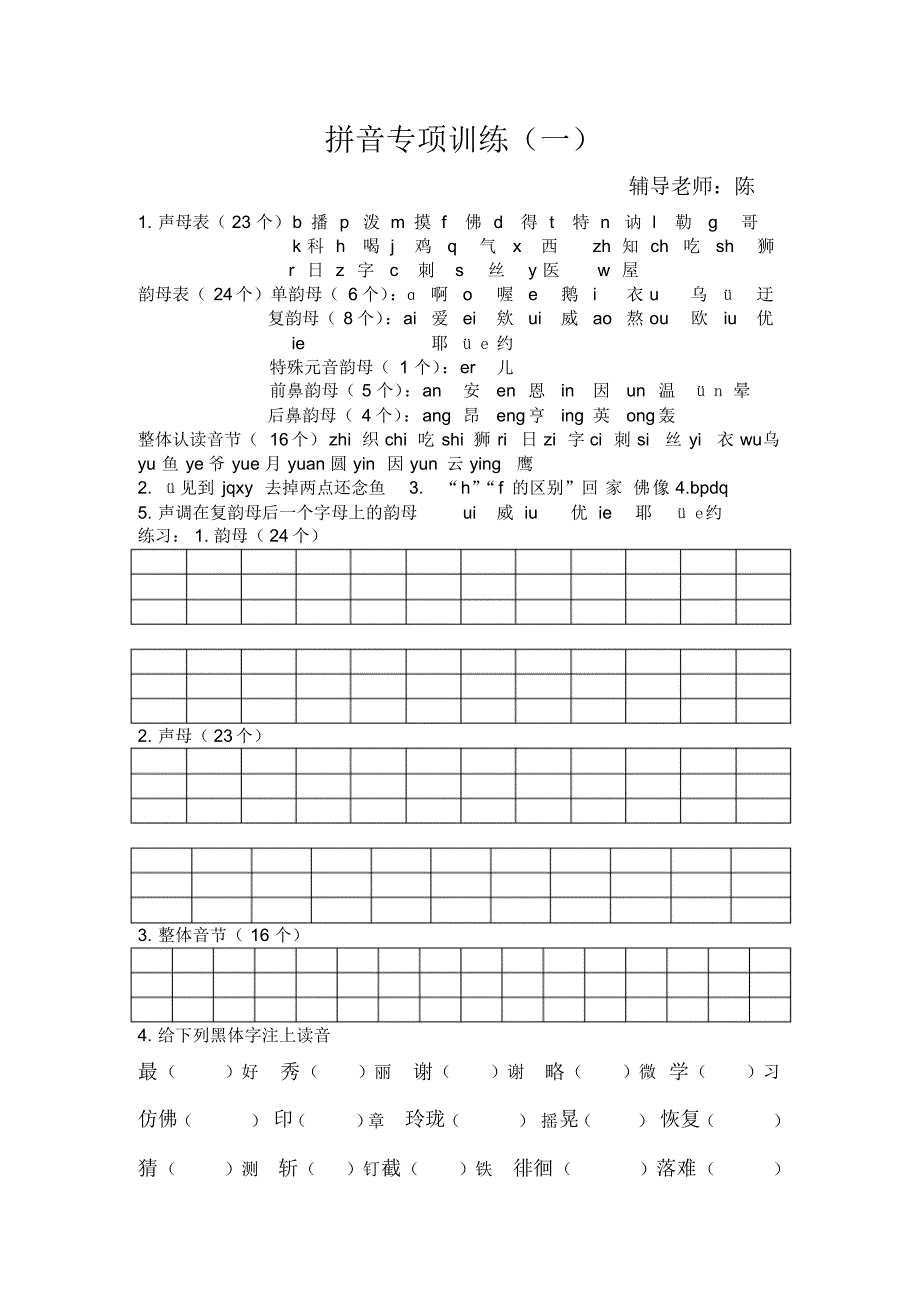 拼音学习小窍门_第1页