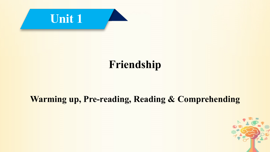 2018-2019学年高中英语 unit 1 friendship-1课件 新人教版必修1_第1页