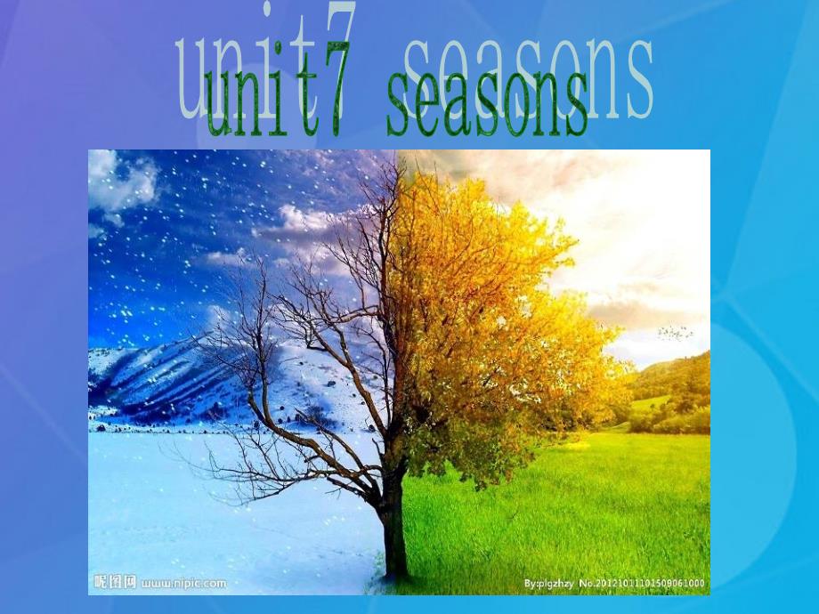 2016春四年级英语下册_unit_7《seasons》课件2 （新版）闽教版_第1页