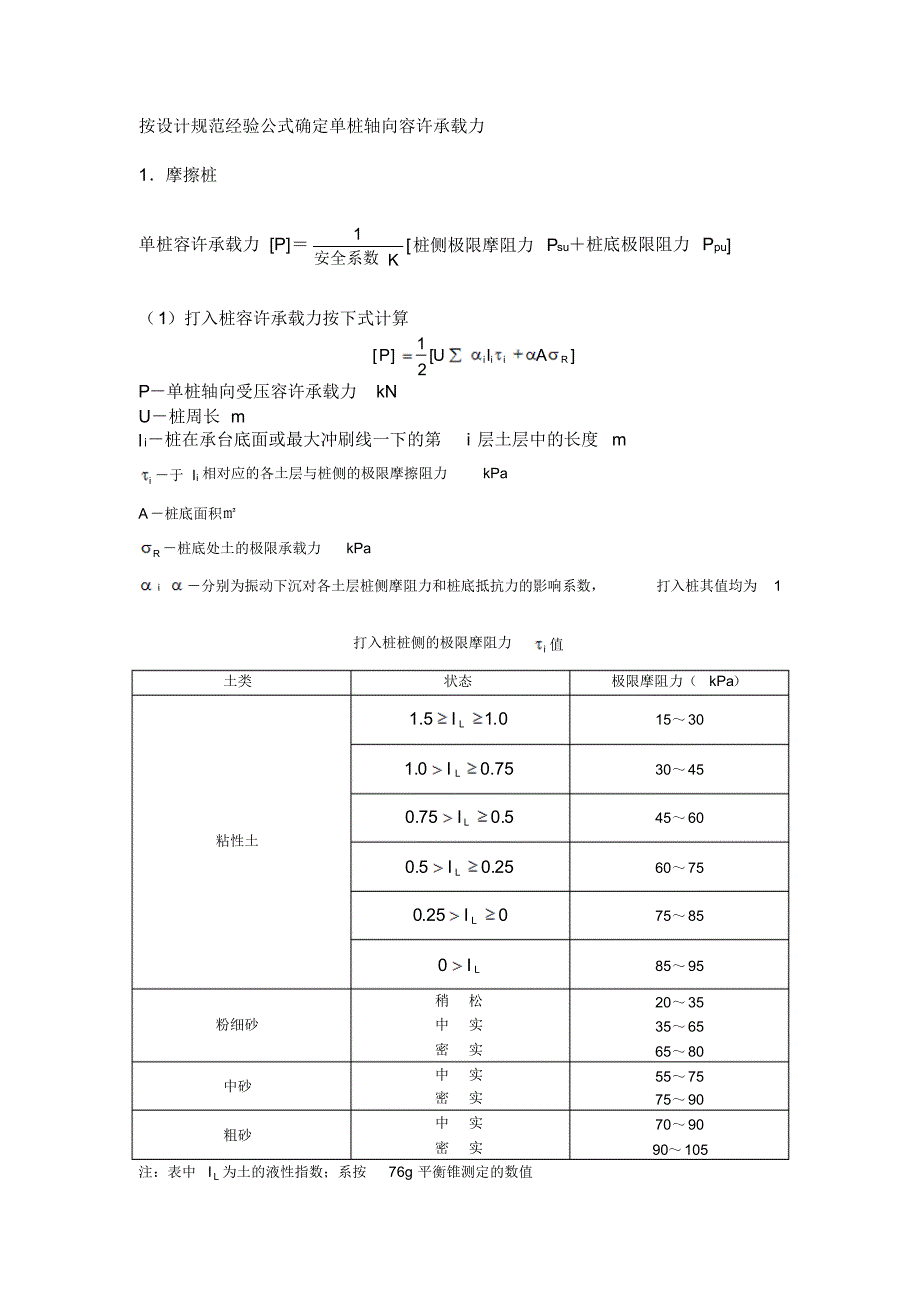 摩擦桩允许承载力计算_第1页