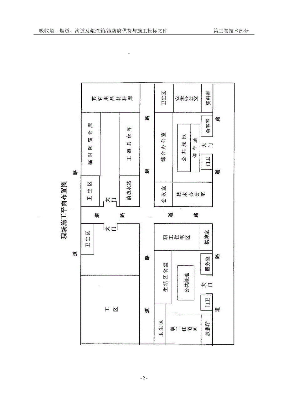 烟气脱硫施工技术方案_第3页