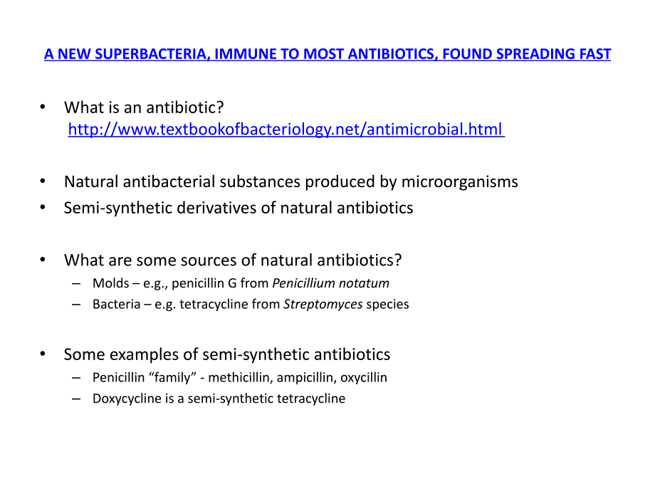 超级细菌的发现及它的广泛耐药性（英文ppt）anew superbacteria immune to most antibiotics found spreading _第2页