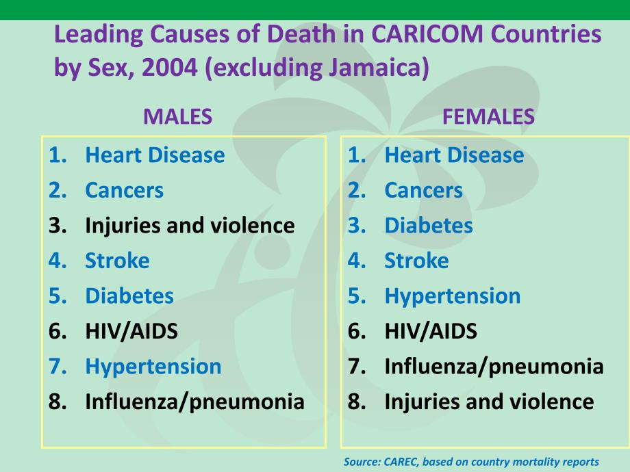 高血压英文ppt精品课件thechronic disease problem in the caribbean  civil society _第4页