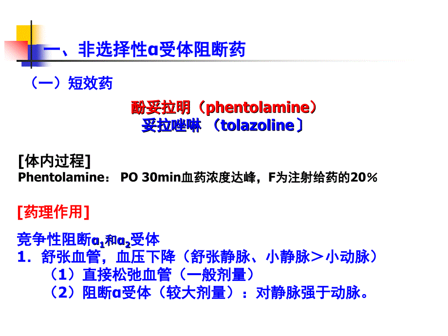 医学ppt课件肾上腺素受体阻断药（29p）_第4页