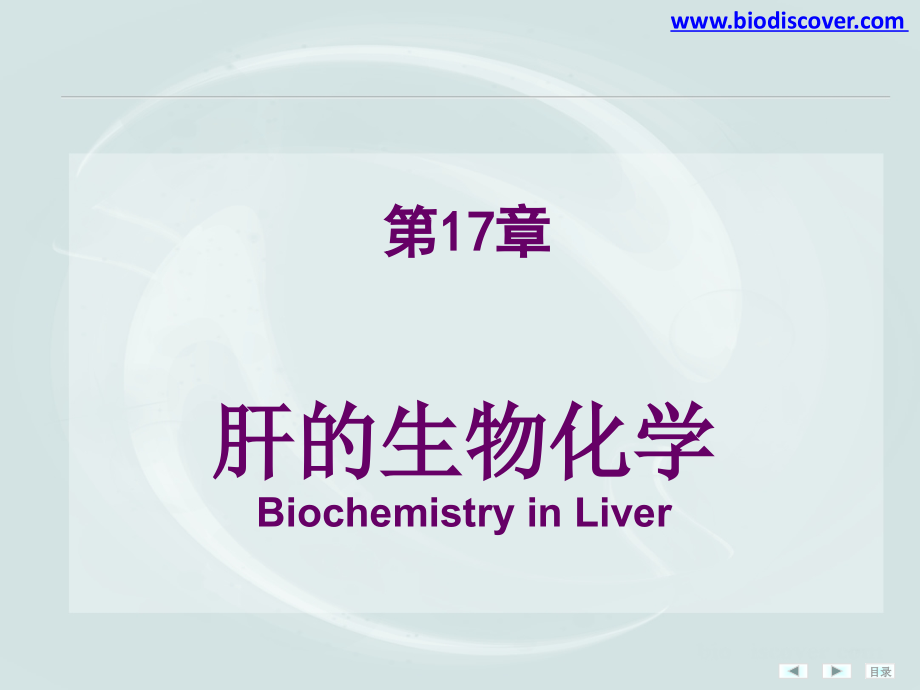 肝的生物化学32951ppt课件_第1页