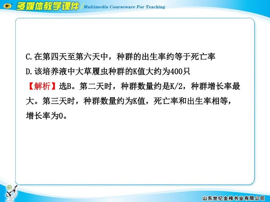 2012版高中生物全程复习方略配套课件阶段评估滚动检测（六）（中图版）_第3页