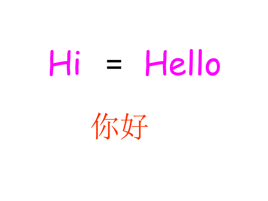 广州最新版三年级上册Unit1 Hello!课件_第2页