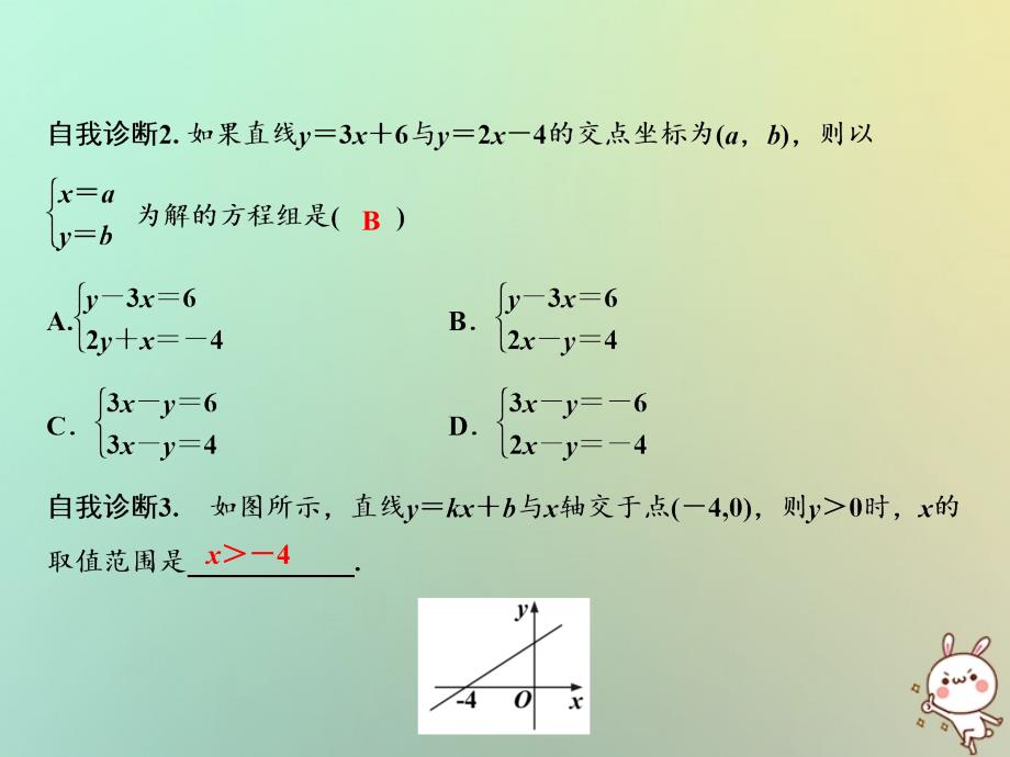 2018年秋八年级数学上册 第12章 一次函数 12.3 一次函数与二元一次方程课件 （新版）沪科版_第3页