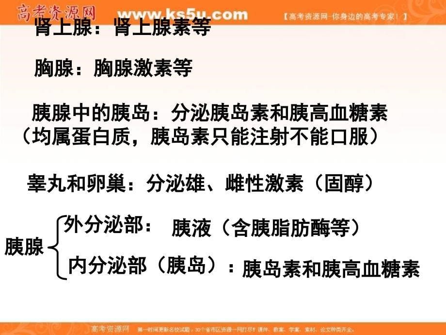 山东省日照青山学校人教版高中生物必修三课件：2.2通过激素的调节 （共15张ppt） _第5页