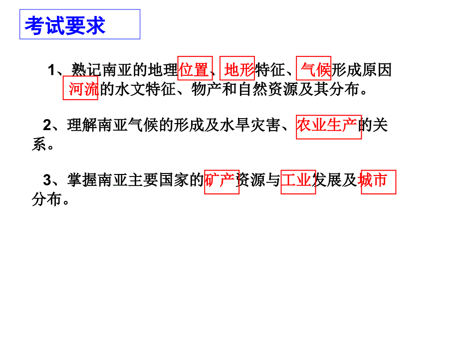 江西省高安中学高中地理高考区域地理一轮复习课件：南亚——印度（共37张ppt） _第2页