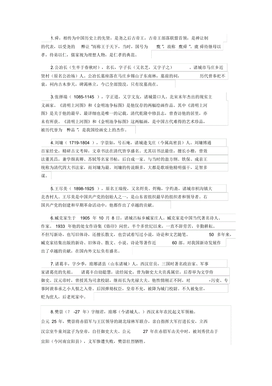 诸城市10位名人简介_第1页