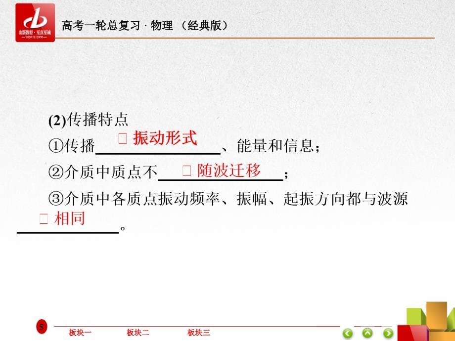 2019届高考一轮复习物理（经典版）课件：第15章　机械振动　机械波15-2 _第5页