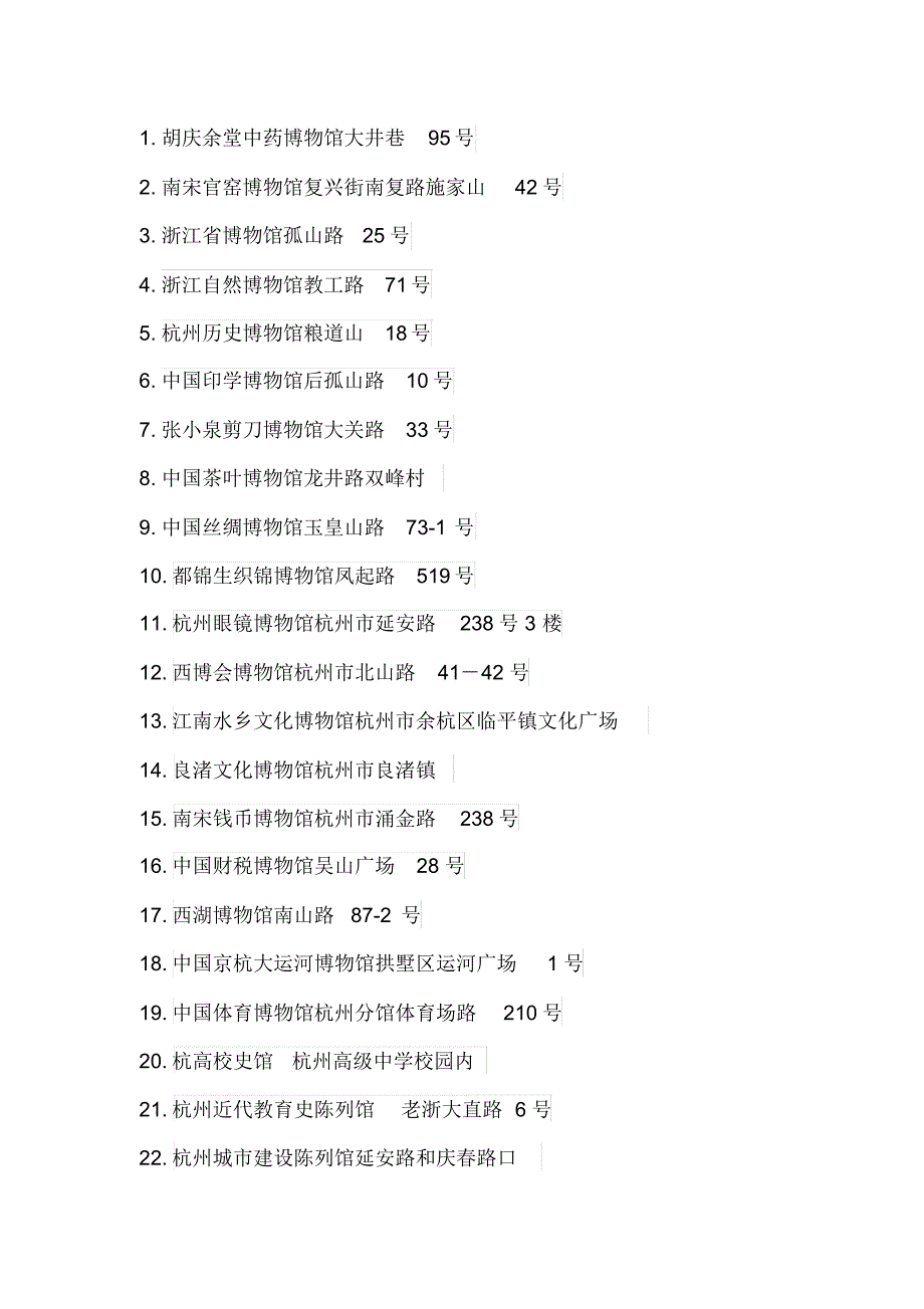 杭州各大博物馆_第1页