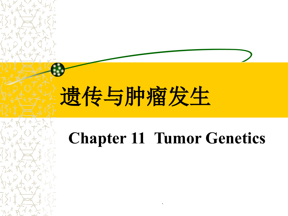 遗传与肿瘤发生ppt演示课件_第1页