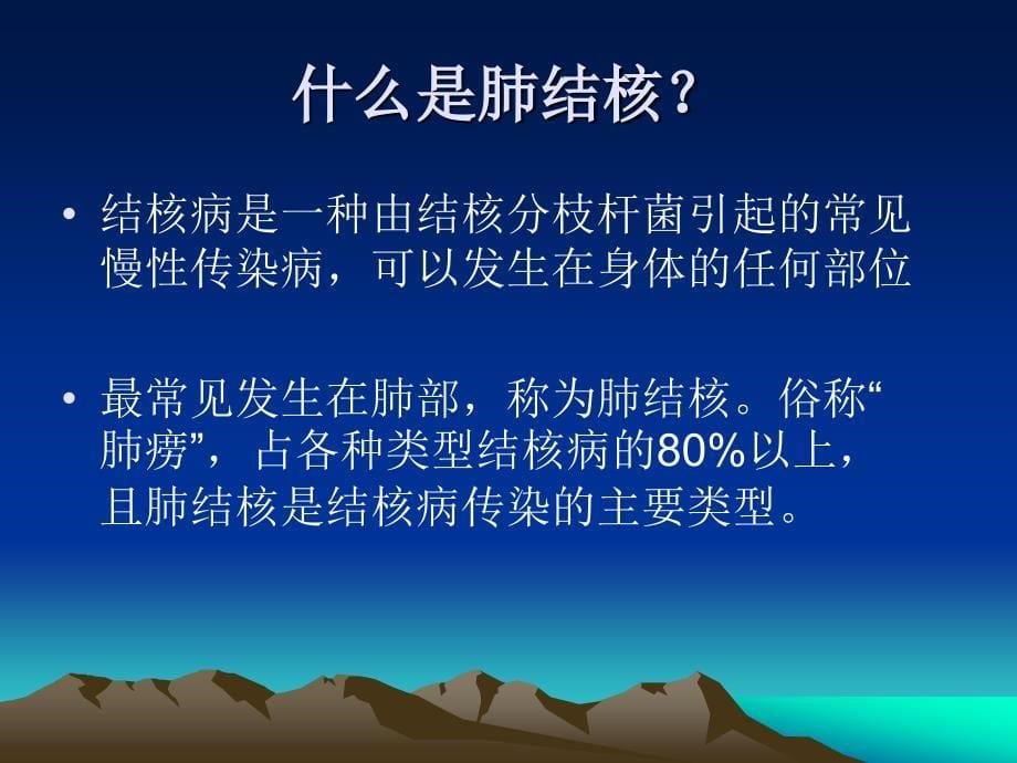 肺结核科普知识讲座暨百千万志愿者结核病防治知识传播行动ppt课件_第5页