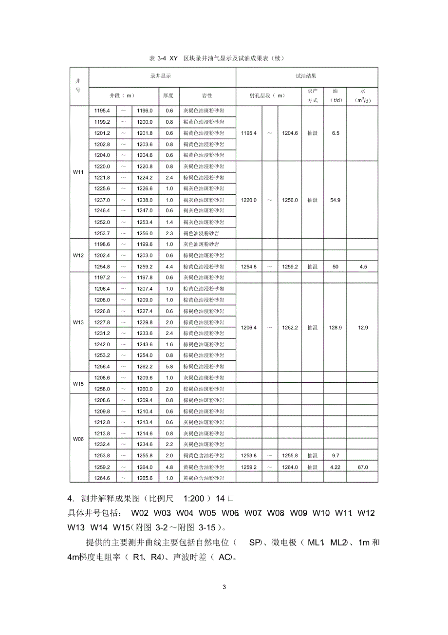 油矿地质学大作业-数据及井位底图_第3页