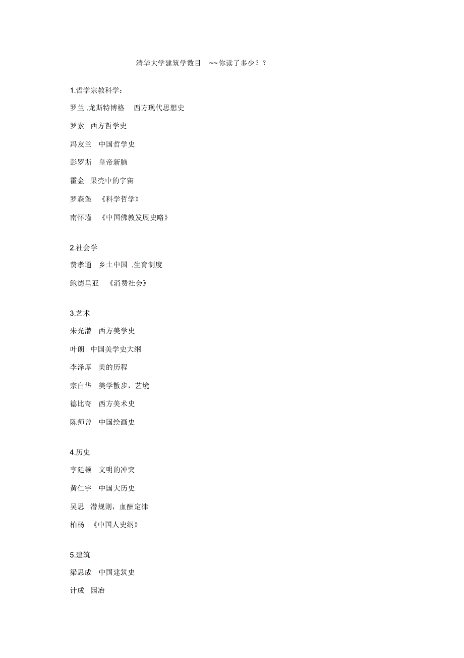 清华大学建筑学数目_第1页