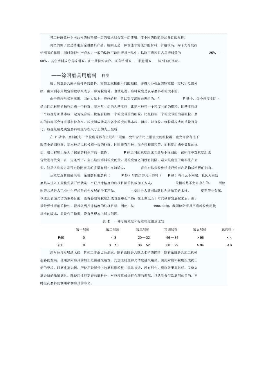 涂附磨具磨料及粒度详谈_第5页