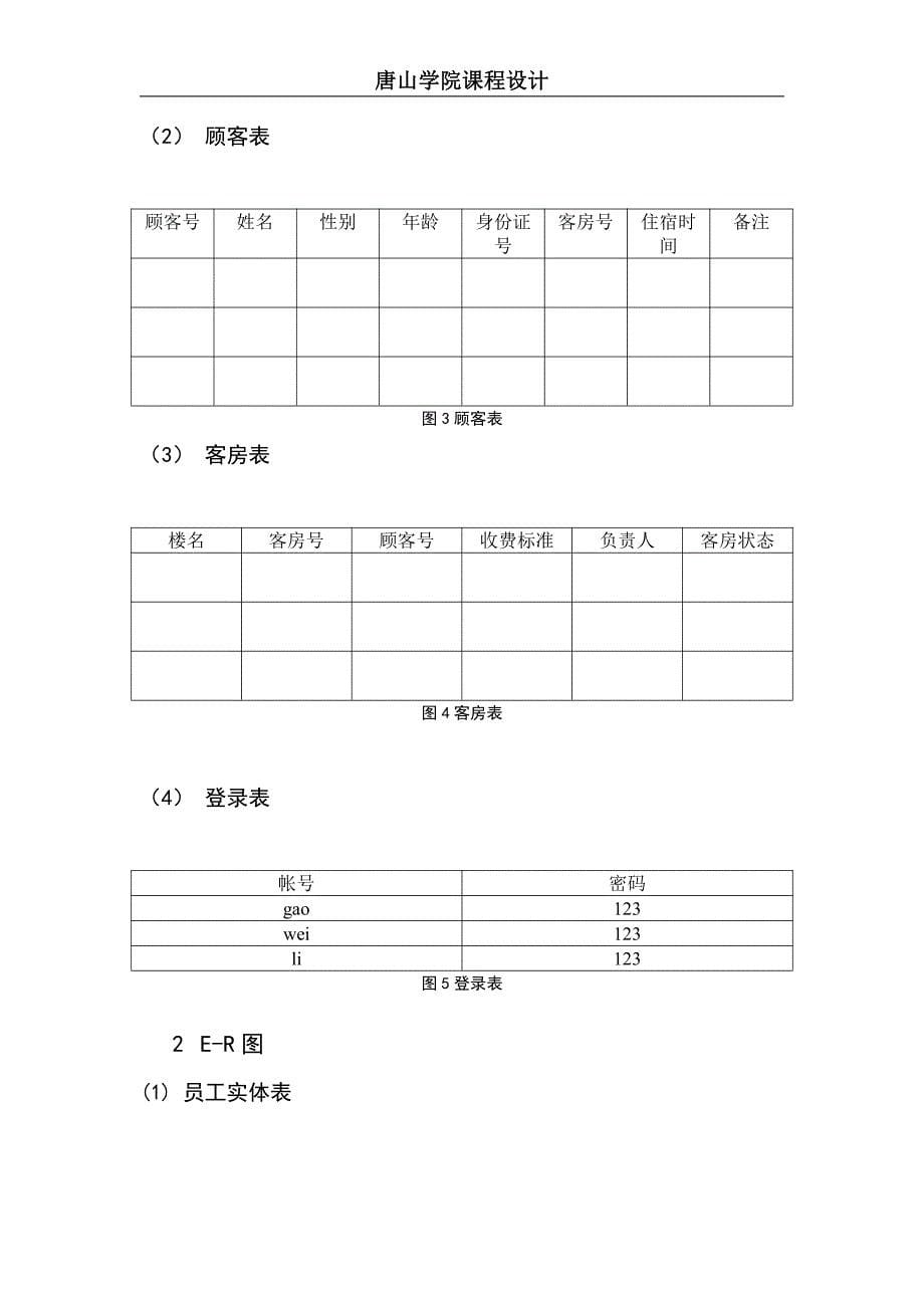 c#客房管理系统_第5页