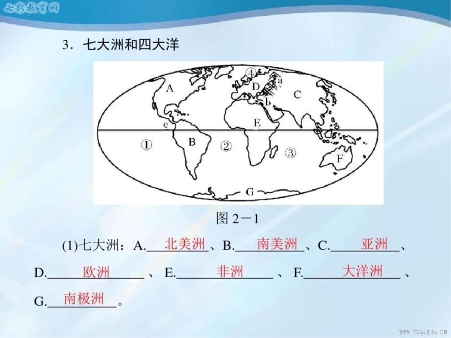 地理七年级上人教新课标第二章陆地和海洋复习课件解读_第5页