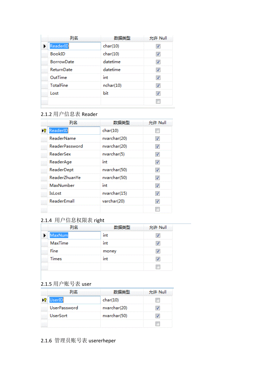 图书管理系统系统设计(含代码)_第4页