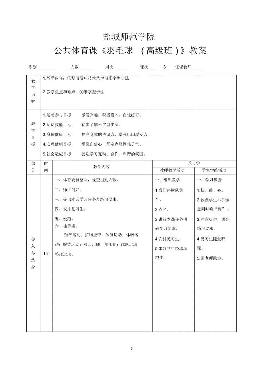 羽毛球(高级)教案_第5页