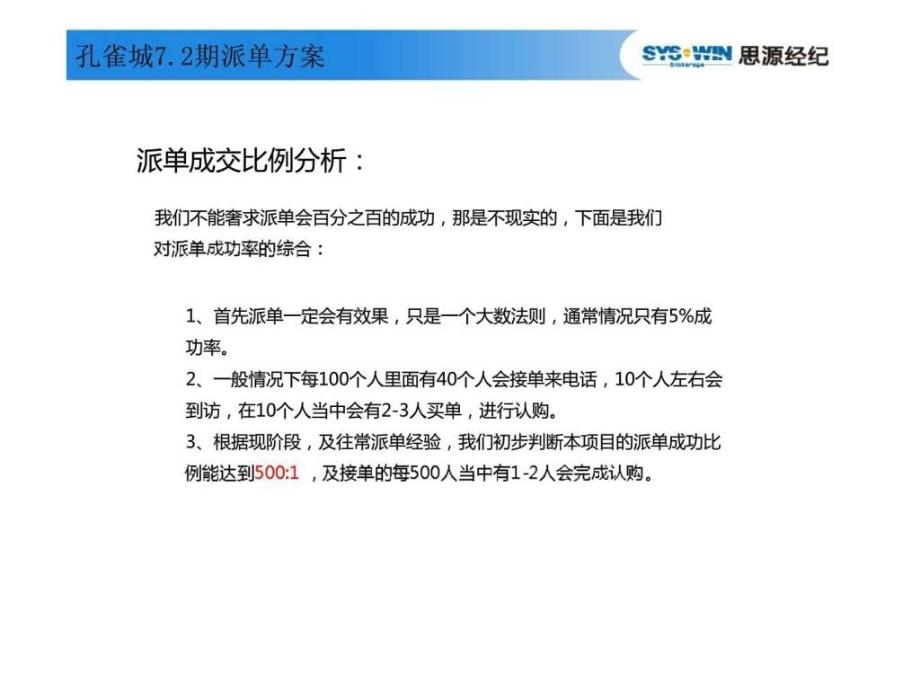 孔雀大森林公馆派单建议方案2011ppt课件_第4页