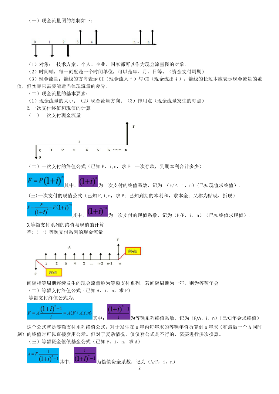 2018年一建工程经济知识点_第2页