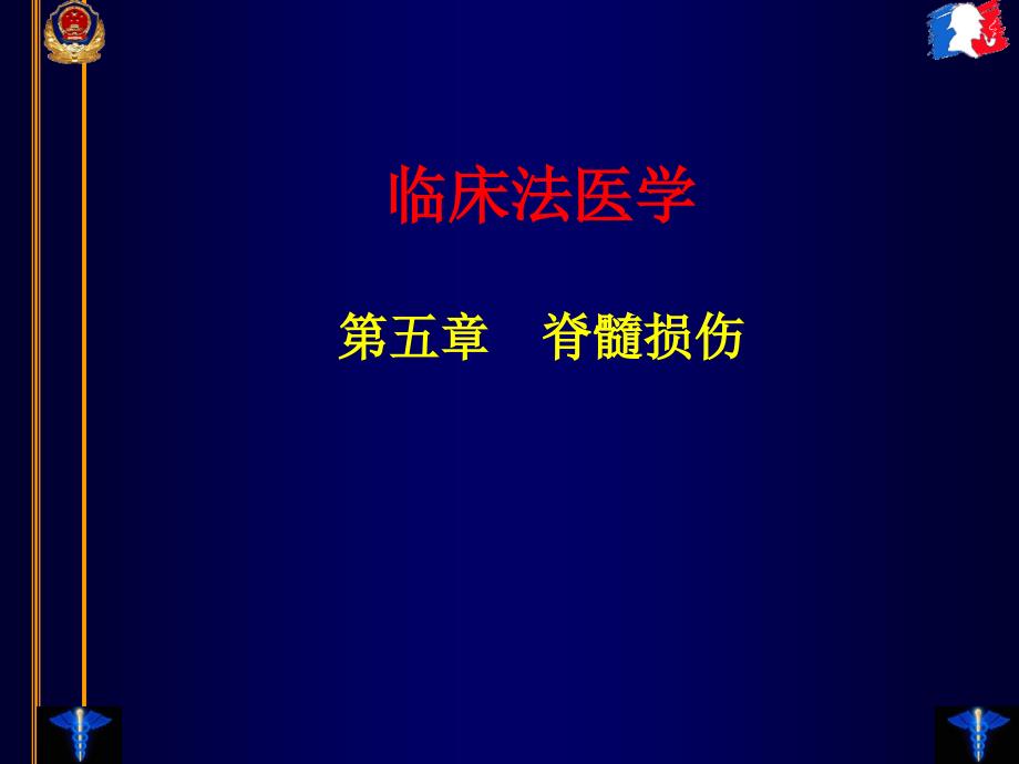 法医临床学 第五章 脊髓损伤课件_第1页