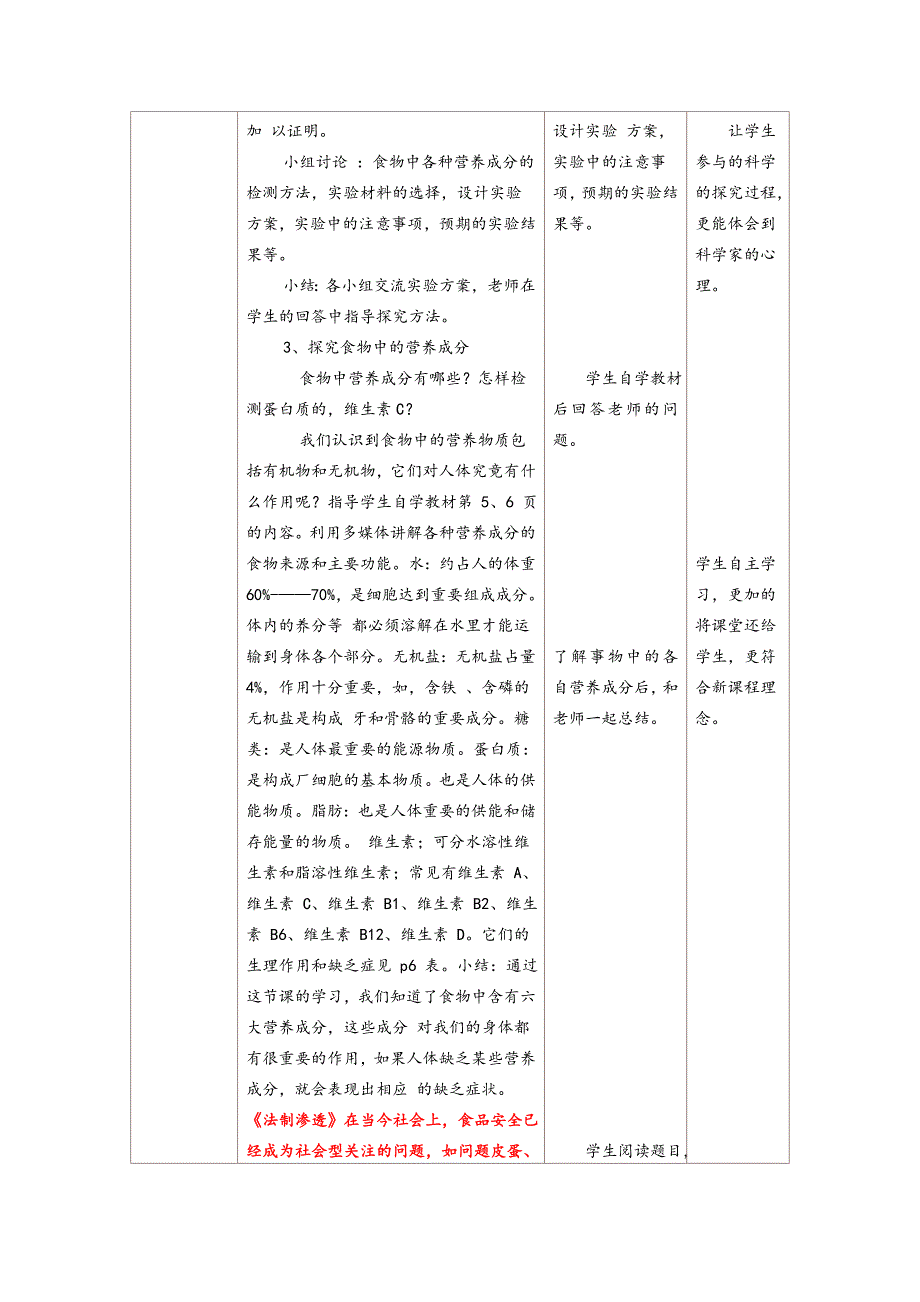 七年级生物下集体备课教学设计教案(全)新_第3页