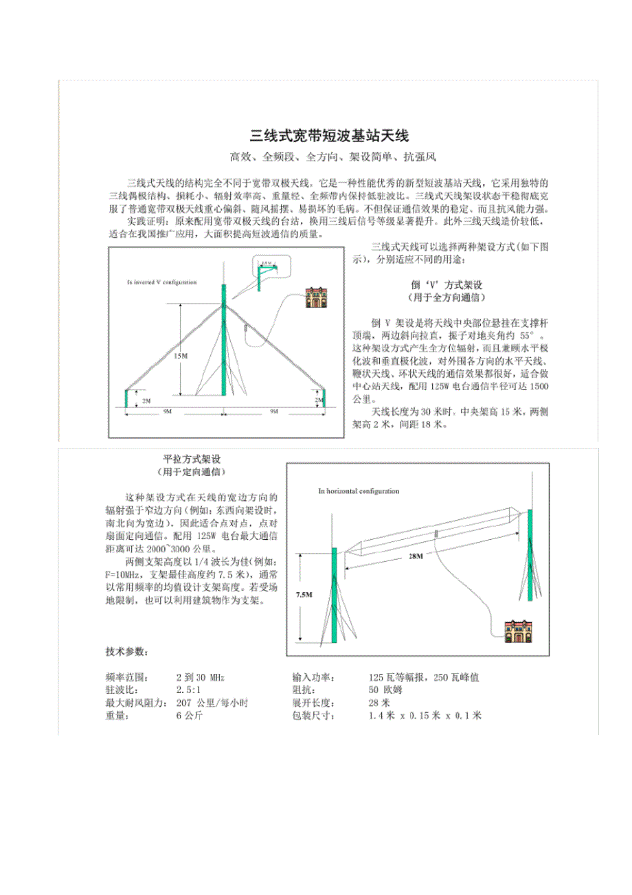 短板三线全频段宽带天线_第1页