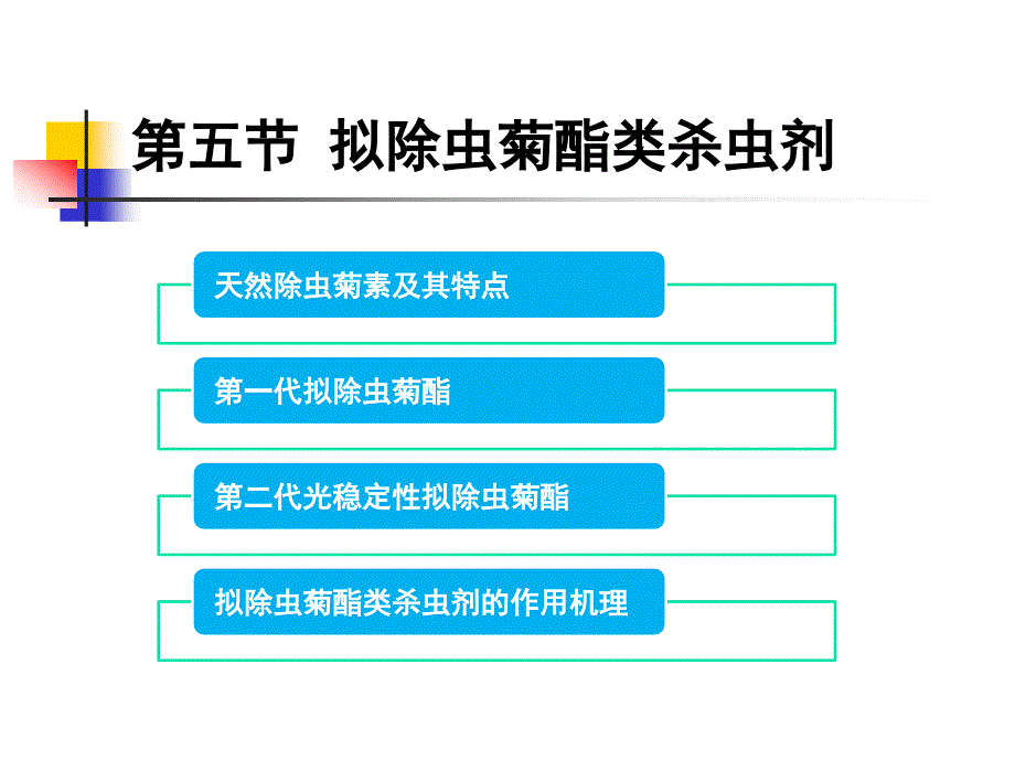 第五节 拟除虫菊酯类杀虫剂课件_2_第1页