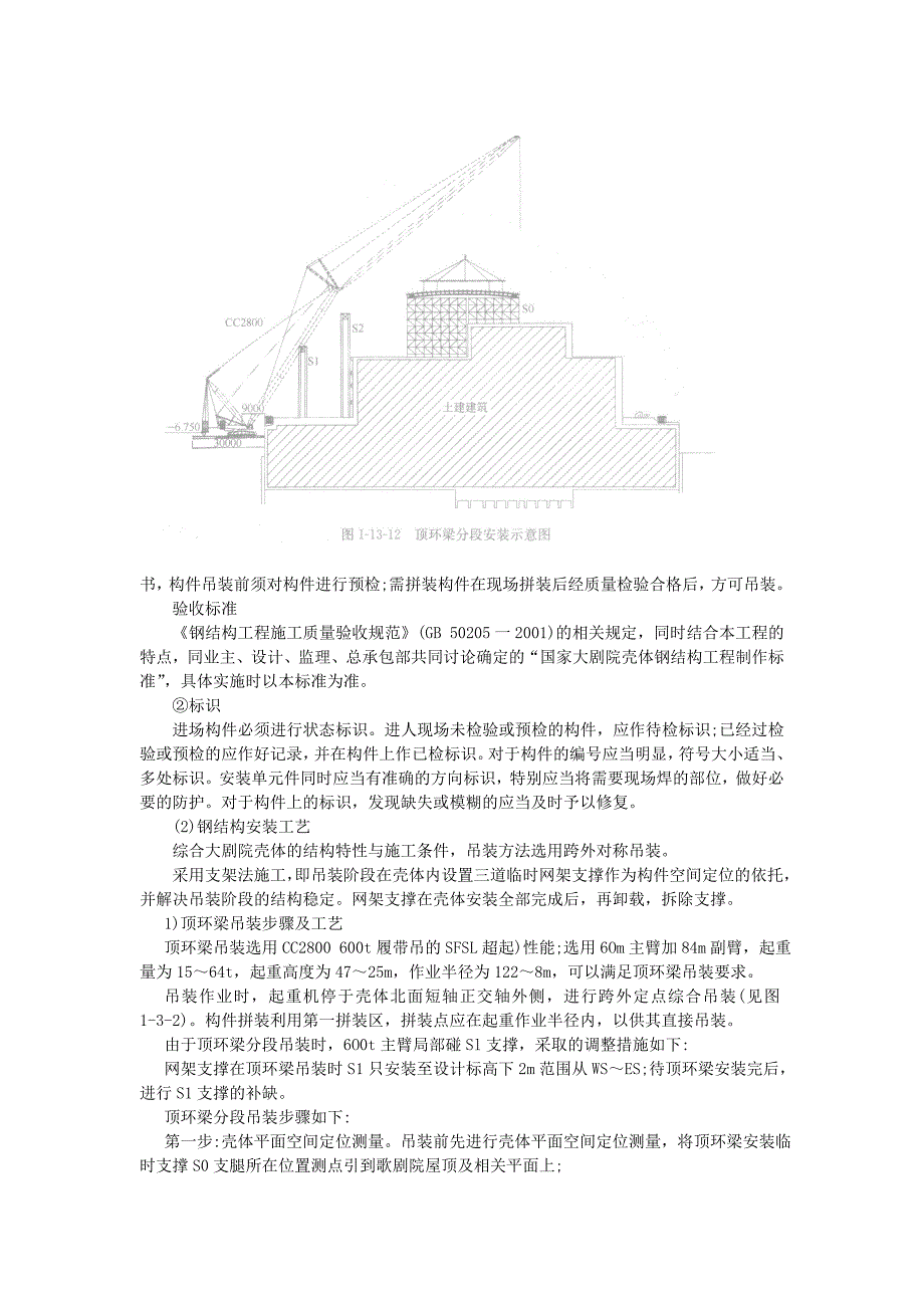 【毕业设计论文】钢结构吊装施工工艺及方法(配图)_第4页