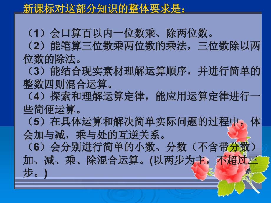 小学数学六年级总复习_数与计算的教学课件_第2页