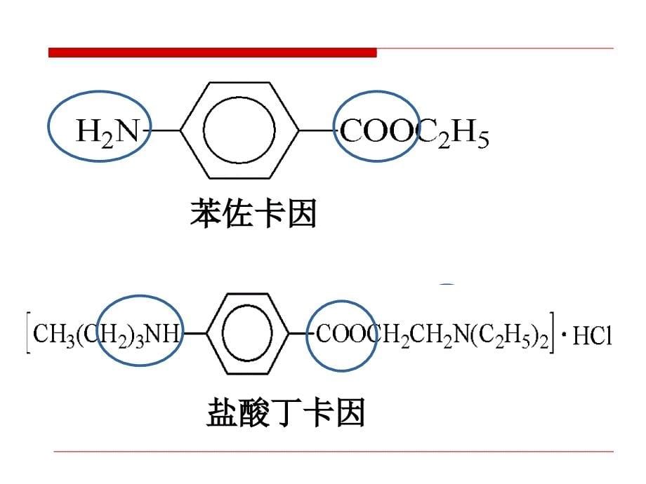 药物分析第八章 对氨基苯甲酸酯和酰苯胺类局麻药物的分析课件_第5页