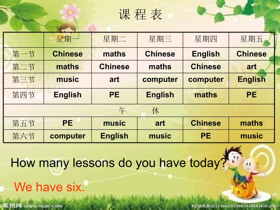 新版小学英语六年级下册lesson14_第4页