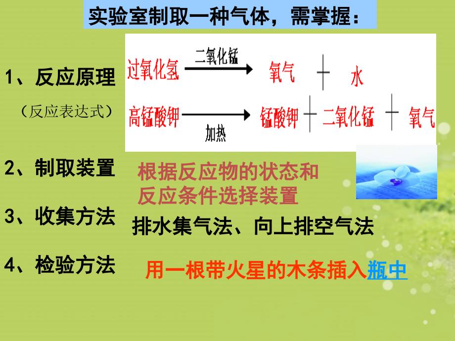 广东省仁化县周田中学九年级化学上册《氧气的制备》课件_新人教版_第2页