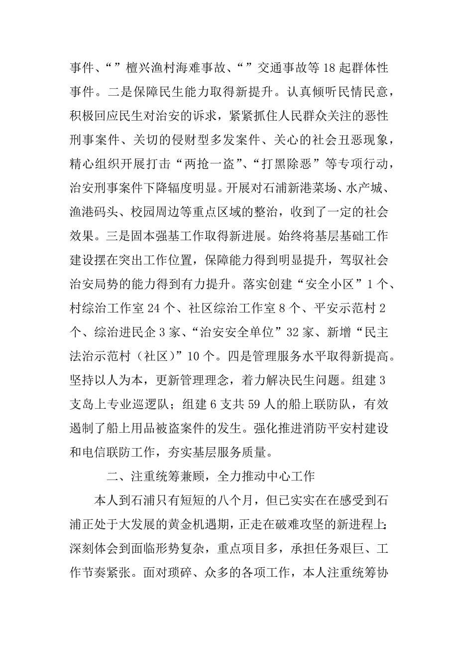 乡镇党委副书记个人述职报告_第5页